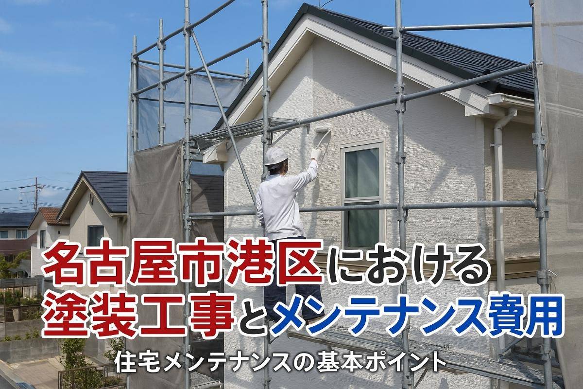 名古屋市港区における塗装工事とメンテナンス費用