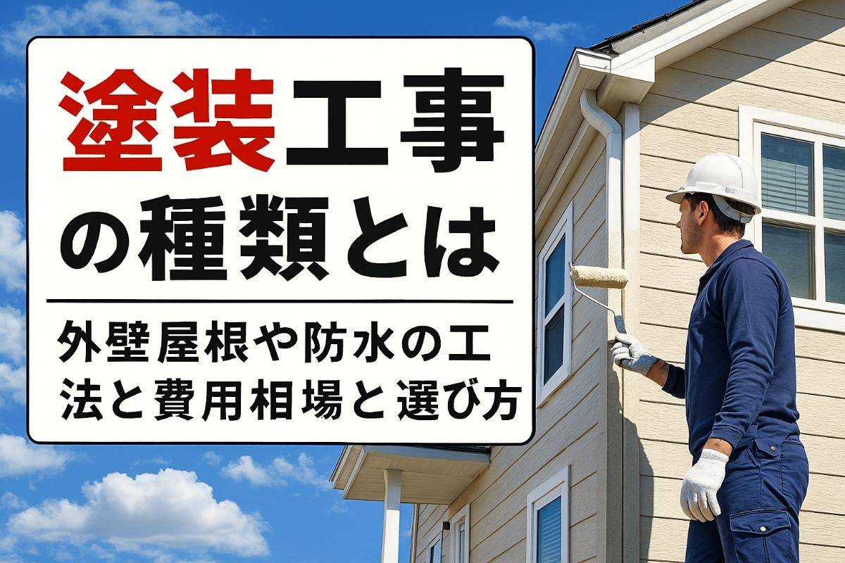 塗装工事の種類とは特徴を徹底解説｜外壁や屋根・防水の工法や費用相場と選び方ガイド