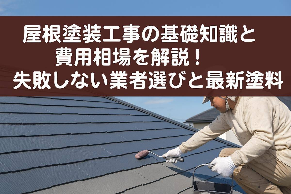 屋根塗装工事の基礎知識と費用相場を解説！失敗しない業者選びと最新塗料