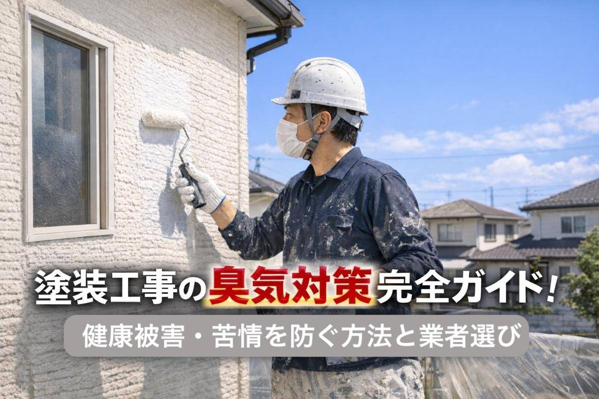 塗装工事の臭気対策完全ガイド｜健康被害・苦情を防ぐ方法と業者選び