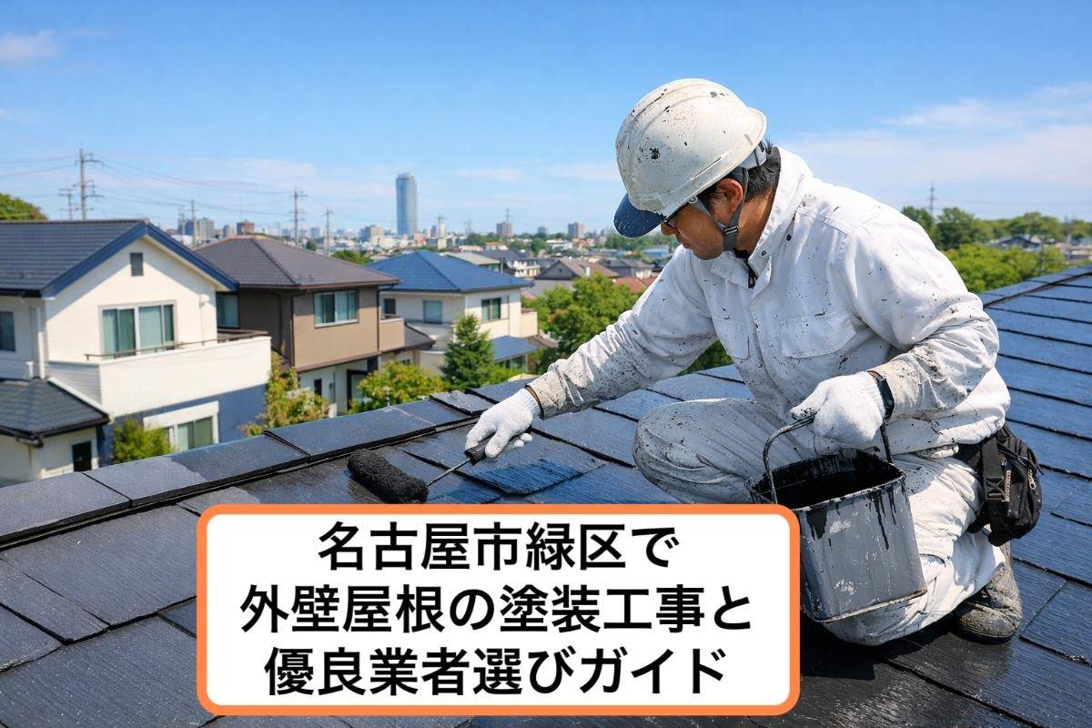 名古屋市緑区で外壁屋根の塗装工事と優良業者選びガイド