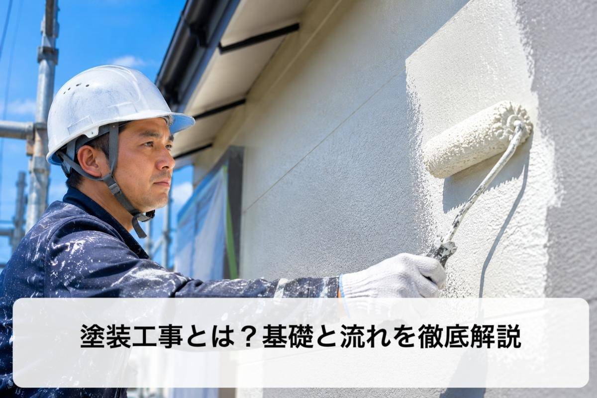 塗装工事とは？基礎と流れを徹底解説